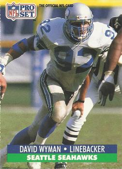 David Wyman Seattle Seahawks 1991 Pro set NFL #305